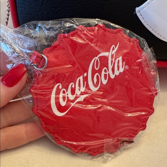 Brand new! Loungefly Coca-Cola Black and Red Mini Backpack with Coin Purse - Picture 2 of 10